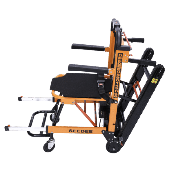 Seedee Luxury wheelchair for stairs with battery operated stair climbing mechanism