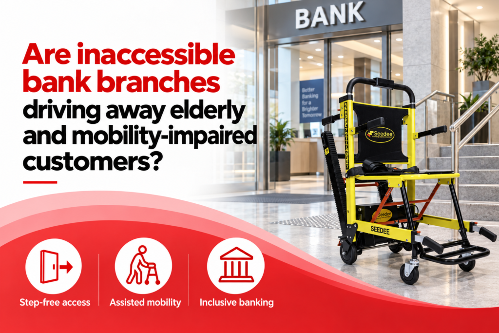 Are inaccessible bank branches driving away elderly and mobility-impaired customers?